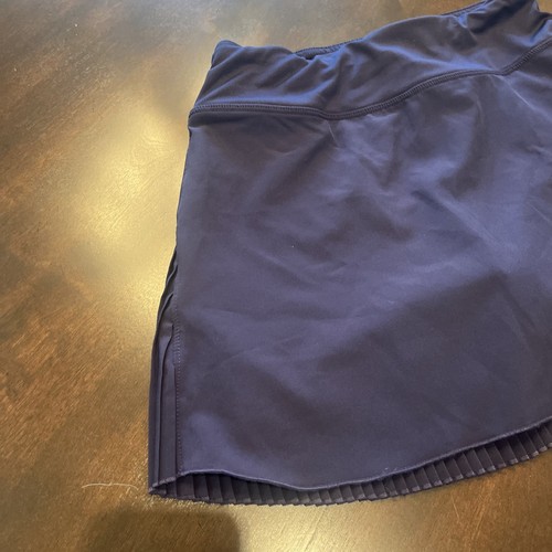 baleaf Girls Athletic Skort (Back Pleated) Navy Blue Size L - Picture 3 of 13