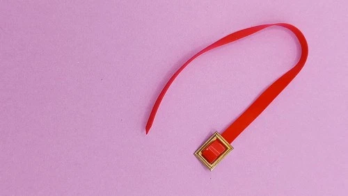 1960s Vintage Barbie Student Teacher Aboard Ship Red Belt