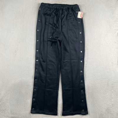 New FP Movement TearAway Sweatpants Womens Small Black Snap Dance Free People
