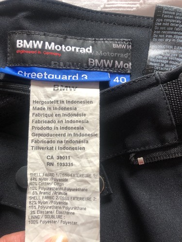 BMW MOTORRAD STREETGUARD 3 Ladies Trousers 40 - Worn Once - Excellent Condition - Picture 12 of 24