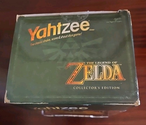 Yahtzee Legend of Zelda Collector's Edition Game & Chest New Sealed *BOX DAMAGE - Picture 3 of 12