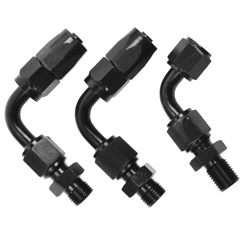 Universal Adjustable Fuel Pressure Regulator Kit 100psi Oil Gauge 6AN AN-6 Black - Bild 13 von 13