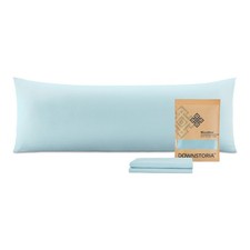 Long Body Pillow Case Cover Ultra Soft Microfiber 20x54 Black Envelope Closure