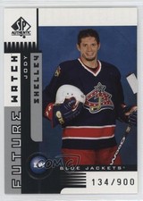 2001-02 SP Authentic Future Watch /900 Jody Shelley #142 Rookie RC