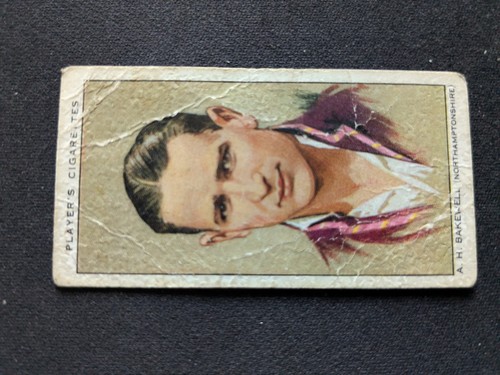 1934 Player Cricketers # 3 Alfred Bakewell -Northamptonshire (GD) - Picture 1 of 3