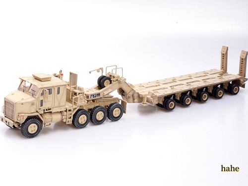 1/72 Panzerkampf US Oshkosh M1070 veicolo trasporto pesante modello giallo deserto - Foto 3 di 22