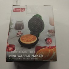 Dash Holiday Mini Christmas Tree Waffle Maker...
