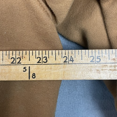 Wrangler Workwear HERREN durchgehender Reißverschluss Sherpa gefüttert Kapuze Mantel braune Jacke GRÖSSE Large - Bild 4 von 6