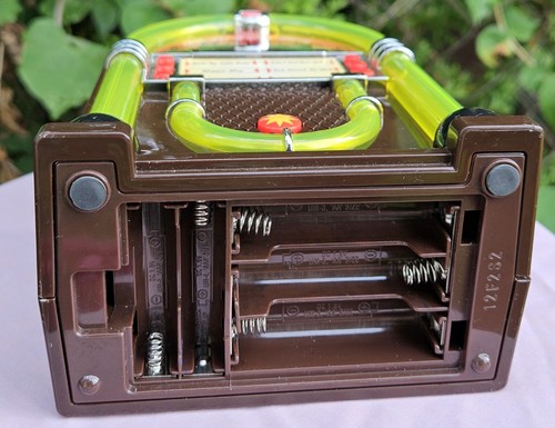 Sveglia musicale vintage illuminata Jukebox 3160J retrò RARA* leggi*funziona - Foto 7 di 10