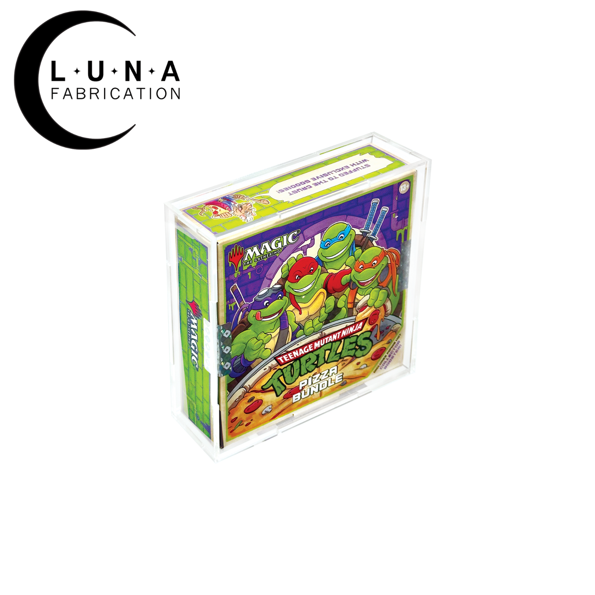 Acrylic Display Case for MTG Teenage Mutant Ninja Turtles Pizza