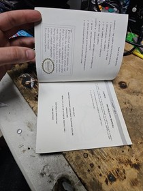 Zapper Orange Gun Nintendo NES Instruction Manual Only