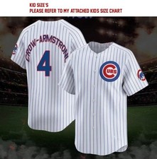 Pete Crow-Armstrong 4 New Hot All Size Baseball Jersey Kid Youth Size BB522