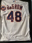 MLB Jacob deGrom Autographed Authentic Mets Jersey From Steiner