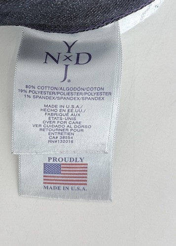 NYDJ Women’s Dark Wash Ankle Denim Pants Size 16 Stretch Comfort Normcore Preppy - Picture 6 of 11