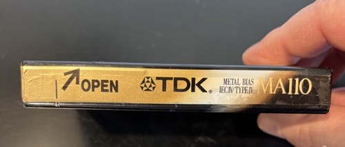 TDX MA-110 Metal Bias IEC Type IV Blank Cassette Tape MA110 Sealed NOS MA 110 - Bild 4 von 7