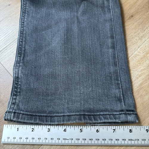Jeans Diesel Hombres 32x32 Negro Viker Pierna Recta Elástico Denim Grunge 008IE Y2K - Imagen 14 de 15