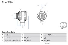 ALTERNATOR 0 986 085 970