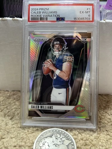 2024 Panini Prizm - Rookie Variations Caleb Williams #1 Silver Prizm (RC)