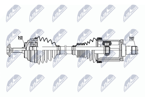 Nty Antriebswelle NPW-BM-049 FüR Bmw-image