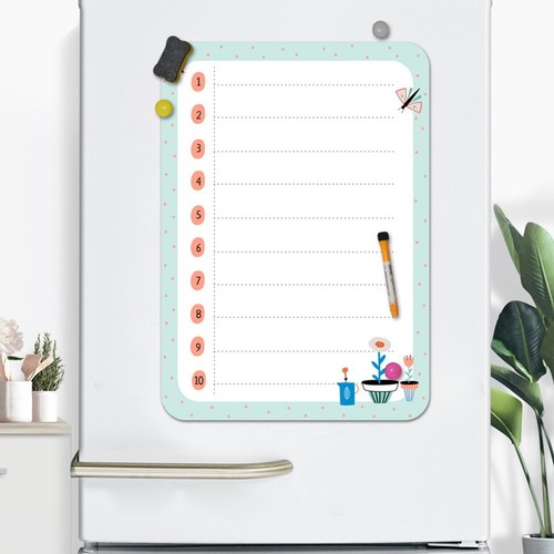 Mobile Magnetic Message Board for Easy Fridge Scheduling and Reminders - Picture 6 of 21