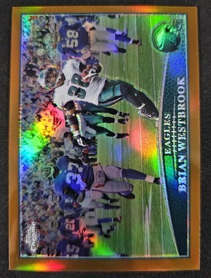 2009 Topps Chrome Brian Westbrook Copper Refractor /649 Eagles E2