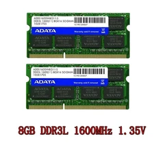 ADATA 16GB Kit (2x 8GB) 4GB DDR3L 1600MHz PC3L-12800S 1.35V Laptop Memory RAM