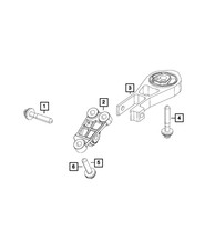 Genuine Mopar Engine Mount Bracket 68253054AB