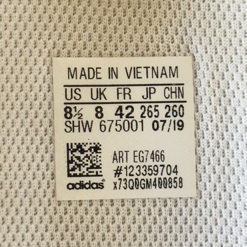 Adidas Originals Jeans II OG blanc rouge Baskets Chaussures à lacets Homme EU 42 - Foto 10 di 11