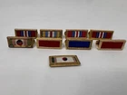 VTG Military Ribbon Bar Lot 9 Authentic Awards WWII Presidential Unit Citation