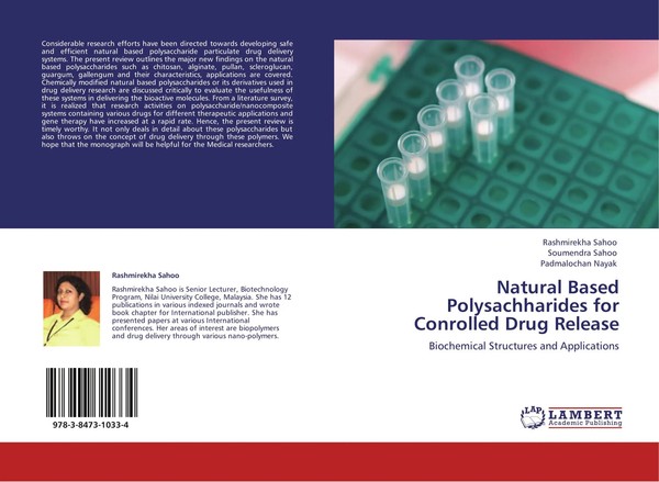 Rashmirekha Sahoo (U. A.) | Natural Based Polysachharides For Conrolled Drug...-image
