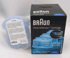 Clean & Renew System Cartridges Refills CCR3 Series 3 5 7 9 Shaver, 3 Pack +1