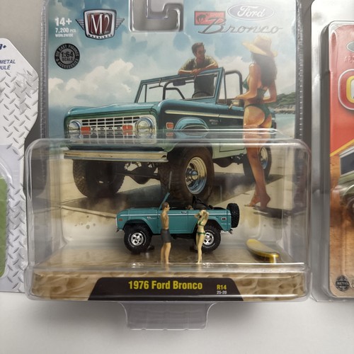 1970s Ford bronco 1:64 Lot Of 3. 70, 73, 76 Matchbox Just Trucks M2 Machines - Picture 3 of 15