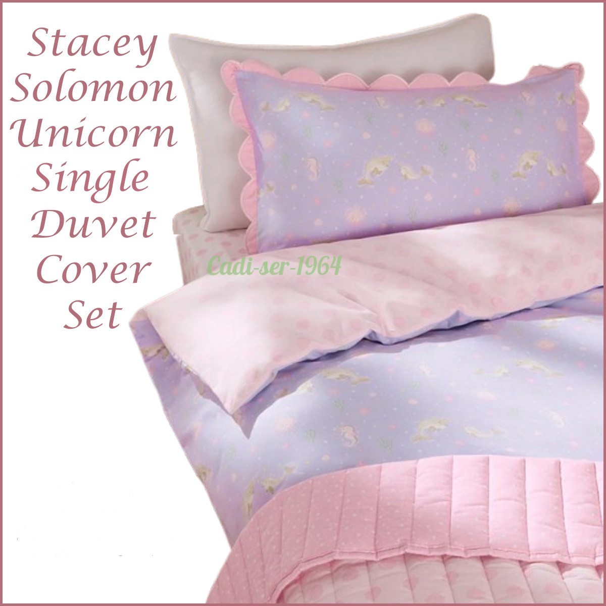 Stacey Solomon Under The Sea Single Duvet Cover Set Reversible 100% Cotton NEW
