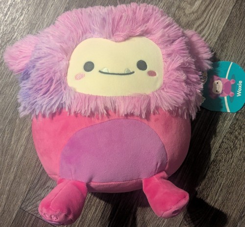 Squishmallows Squishmallow 8in Woxie Magenta Bigfoot Plush - Picture 1 of 7