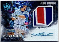 KYLE SCHWARBER 2018 PANINI DIAMOND KINGS JUMBO MATERIALS SIGNATURES 5/5 + BONUS!