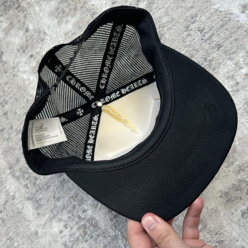 Chrome Hearts CH Hollywood Trucker Hat ‘white Black’ - Picture 8 of 10