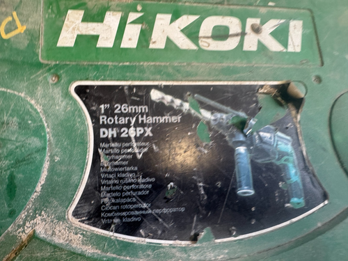 ⭐HIKOKI HITACHI EMPTY CARRY CASE ROTARY HAMMER DRILL DH26PX FREE UK POST⭐ - Picture 2 of 6