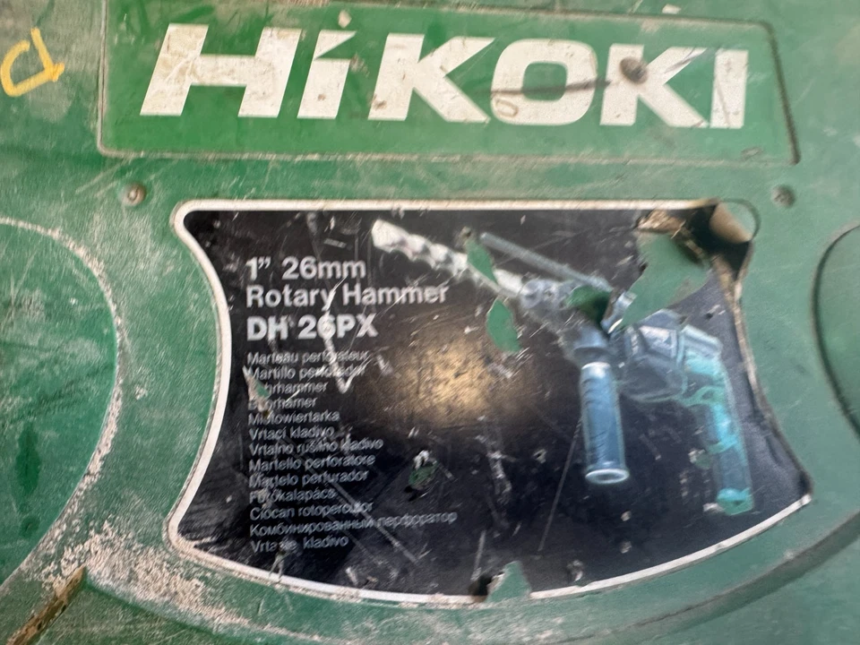 ⭐HIKOKI HITACHI EMPTY CARRY CASE ROTARY HAMMER DRILL DH26PX FREE UK POST⭐ - Image 2 of 4