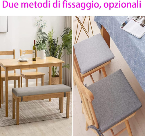 Cuscino Panca Dimensioni Personalizzate, per Mobili Da Interni/Esterni, Giardino - Foto 3 di 12