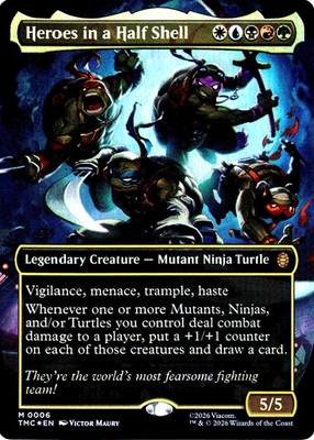 Heroes in a Half Shell - 6 - NM Foil - Teenage Mutant Ninja Turtles - MTG