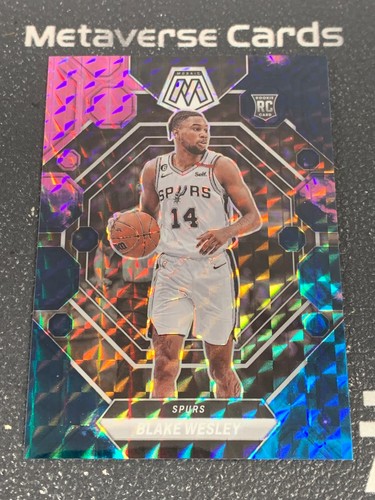 2022-23 Panini Mosaic Blake Wesley RC Rookie Nebula Prizm 1/1 1of1