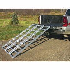 Yutrax TX104 XL Tri-Fold Ramp - 50in.x78in. Open, 17.5in.x78in. Closed