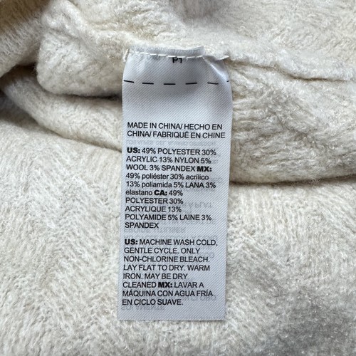 Chico's Damen Pullover Strickpullover V-Ausschnitt beige Gr. 3 (XL) - Bild 7 von 10