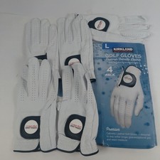 Kirkland Leather Right Golf Glove Left Handed 5-Pack Premium LeatherAdjustable