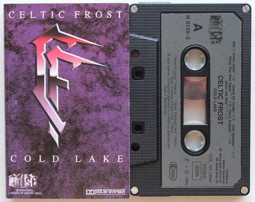 CELTIC FROST - COLD LAKE (NOISE N 0125-2) 1988 GERMANY CASSETTE TAPE BLACK METAL - Picture 1 of 3