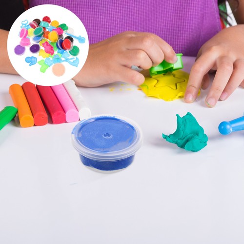 Knete Lufttrocknend Für Kinder Set Modelliermasse Farbiges Tonspielzeug - Bild 2 von 12