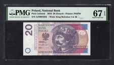 Poland 20 Zlotych 2016 P New Uncirculated Graded 67