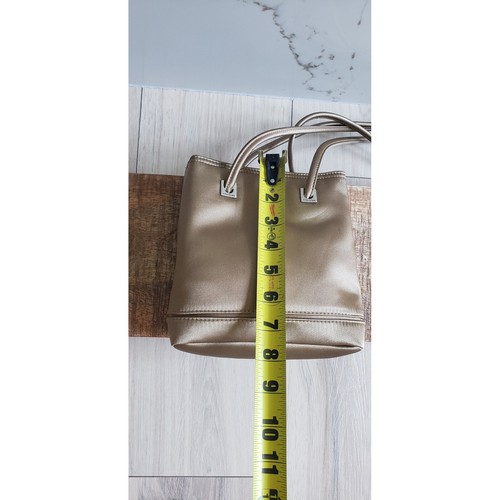 Villager Liz Claiborne Gold Metallic Mini Baguette Schultertasche Handtasche Y2K Party - Bild 6 von 9