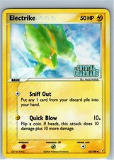 Pokemon Card - Electrike 52/100 - Reverse Holo Stamped EX Crystal Guardians on eBay