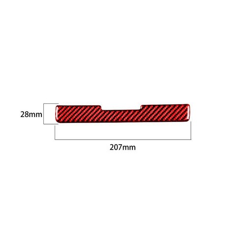 Reading Light Control Trim C Carbon Fiber For VW Golf4 GTI Jetta MK4 1999-04 RED - Picture 5 of 5